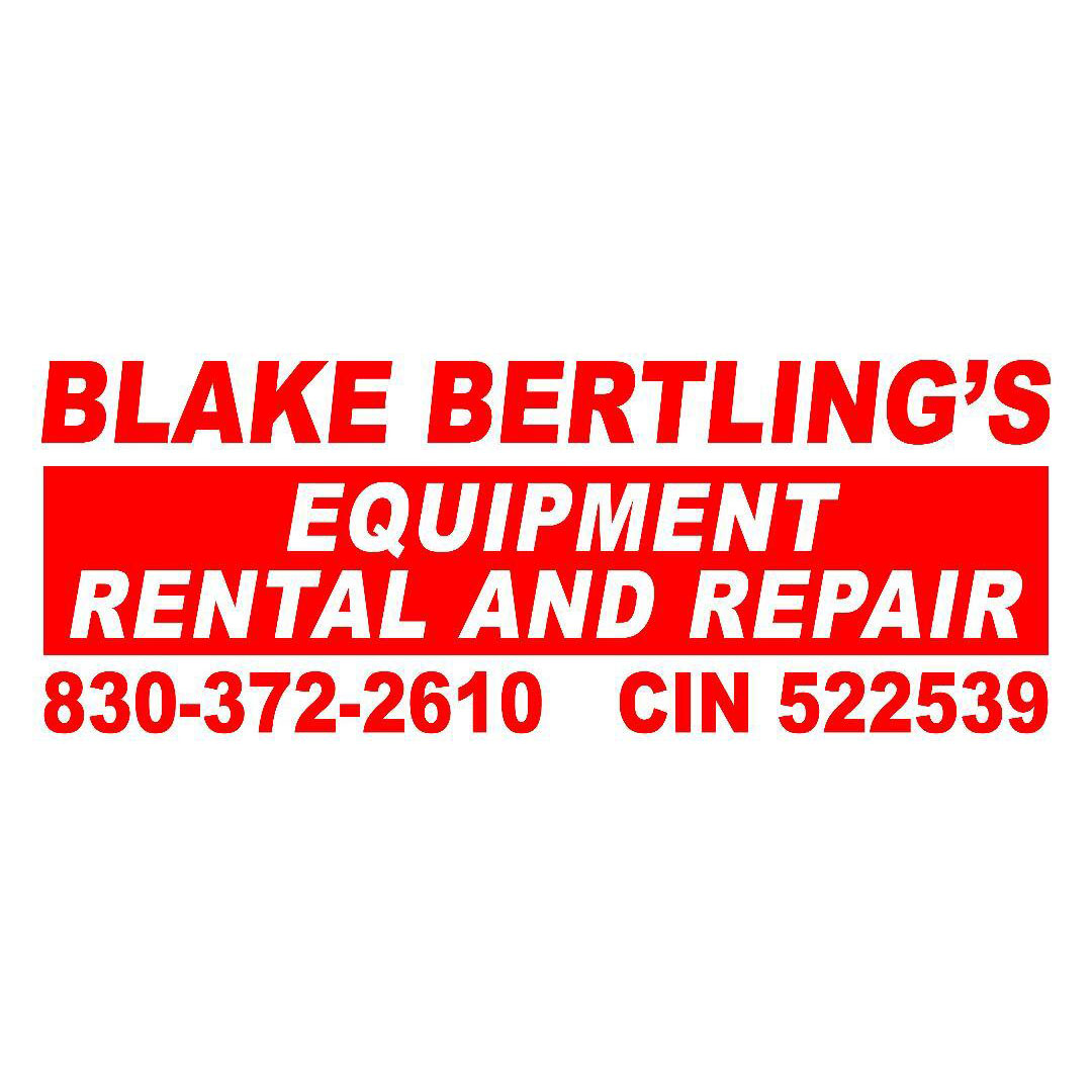 Blake Bertling's Equipment Rental and Repair logo